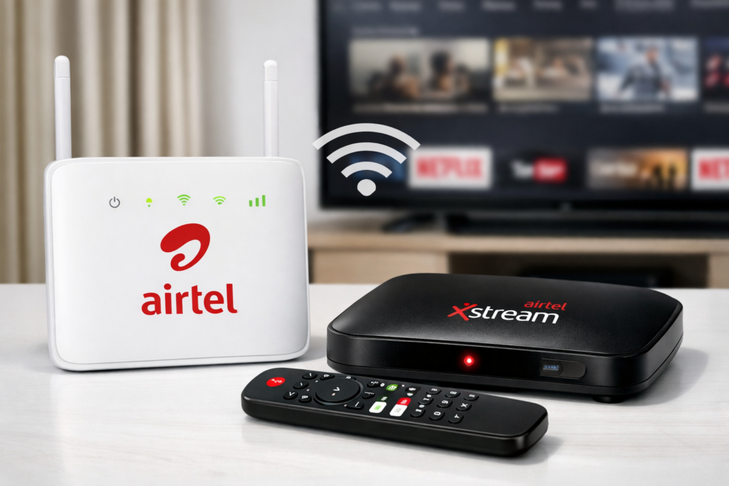 Airtel Xstream, Fiber
